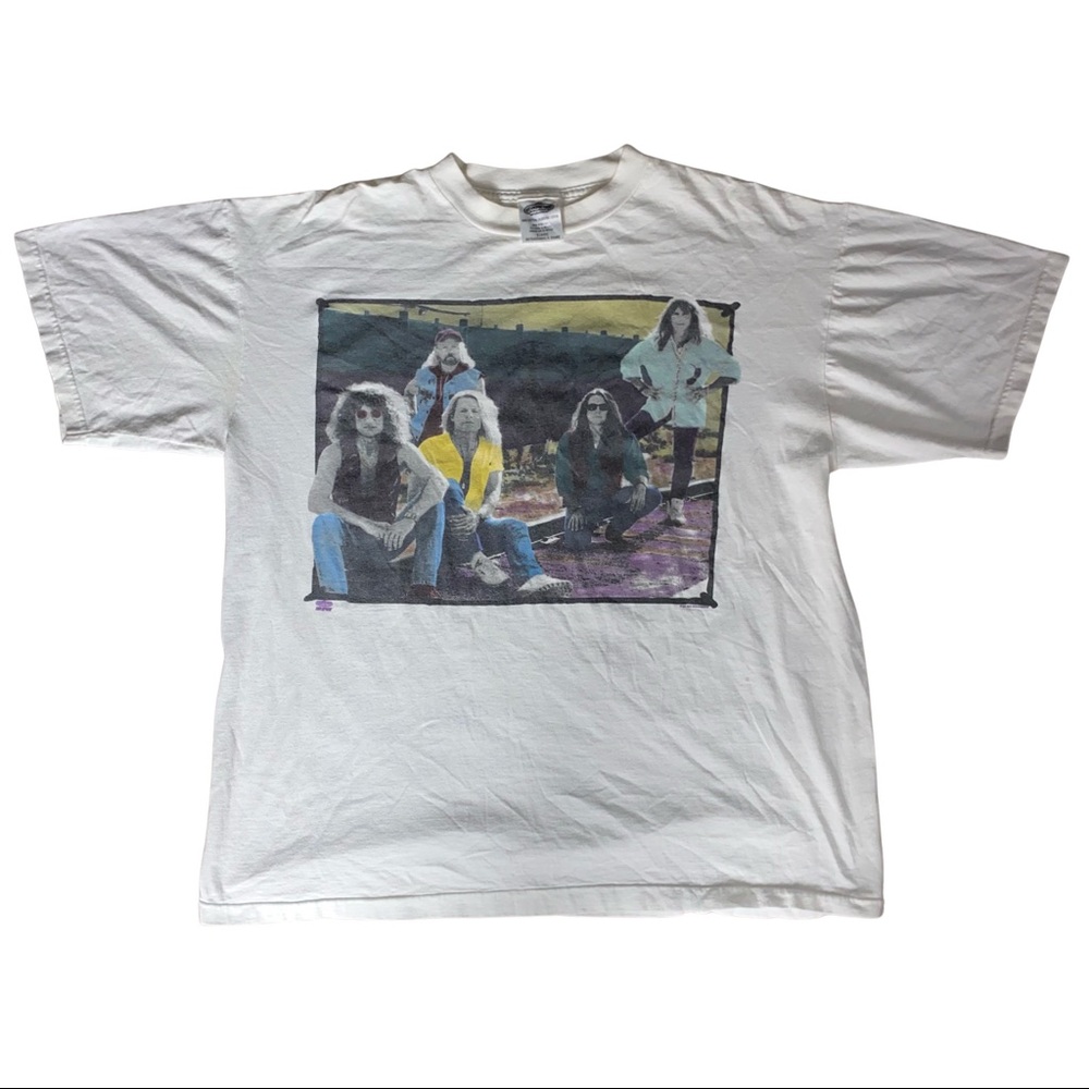 Vintage 1995 Fleetwood Mac Reo Speedwagon Can’t Stop Rockin’ Tour Rock Shirt XL